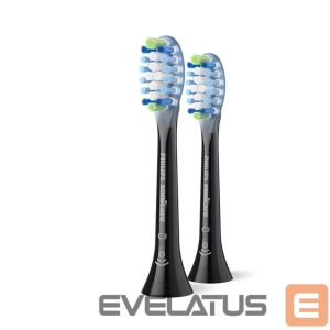 Toothbrush Philips  Replacement brush heads | HX9042/88 Sonicare Premium Plaque Defence | Heads | For adults | Number of brush heads included 2 | Black 