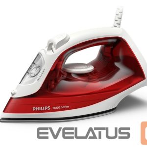 Iron Philips  Steam Iron | DST2010/40 2000 Series | Steam Iron | 2000 W | Water tank capacity 250 ml | Continuous steam 25 g/min | Steam boost performance 100 g/min | Red 