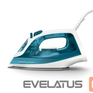 Iron Philips  Steam Iron | DST2020/90 2000 series | Steam Iron | 2000 W | Water tank capacity 250 ml | Continuous steam 25 g/min | Steam boost performance 110 g/min | Blue/White 
