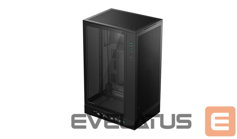 Computer case Deepcool CH270 DIGITAL | Black | Mini-Tower | Power supply included No | ATX PS2