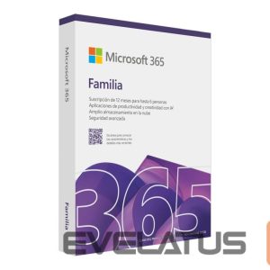 Smart watches Microsoft  ® M365 Family Subscription FY25H2 Online Product Key License 1 License Eurozone Downloadable ESD NR 1 Year | 