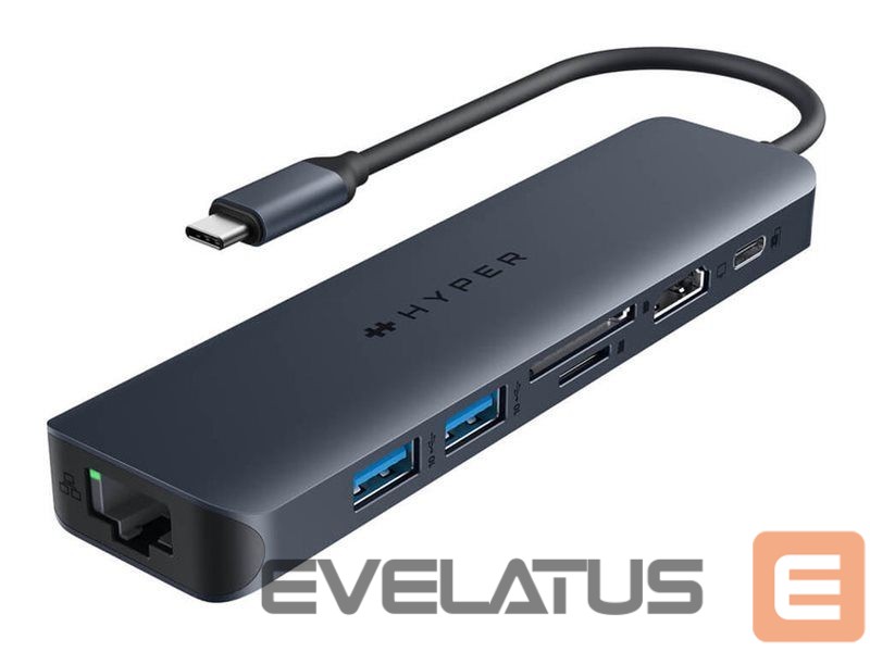 Wireless headphones HYPER | Drive EcoSmart Gen.2 Universal USB-C 7-in-1 Hub w 100 W PD Power Pass-thru