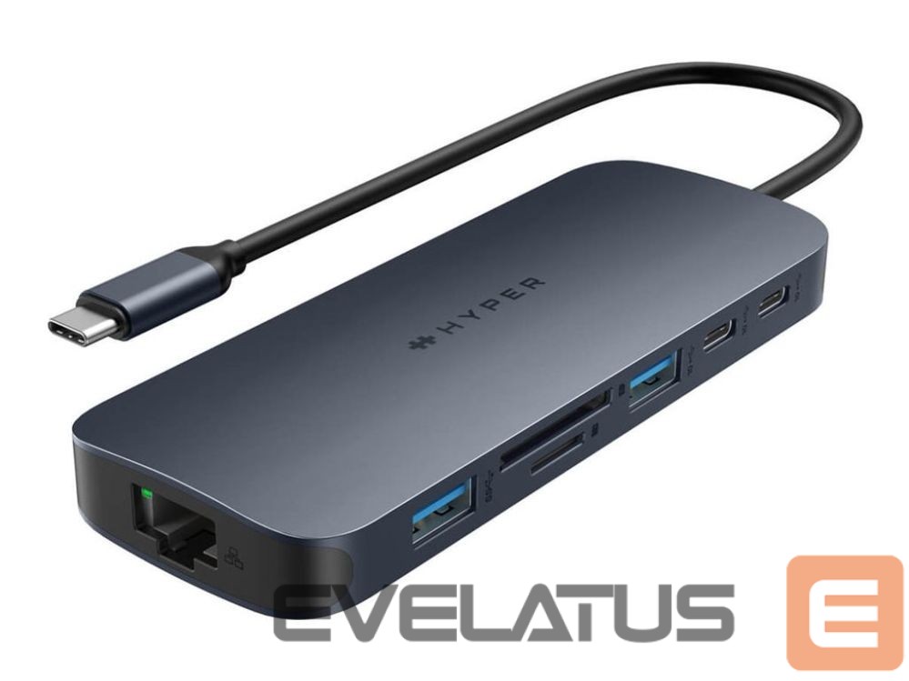 Wireless headphones HYPER | Drive EcoSmart Gen.2 Universal USB-C 10-in-1 Hub with 140 W PD3.1 Power Pass-thru | Ethernet LAN (RJ-45) ports 1 | HDMI ports quantity 1