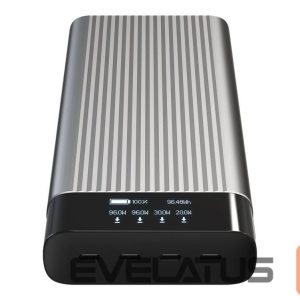 Accumulator HYPER  | Juice 245W USB-C 100Wh Battery Pack with OLED Display 