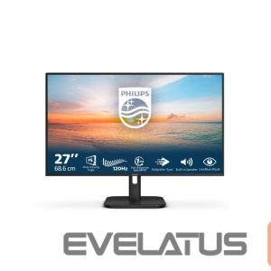 Monitor Philips  27E1N1200A/00 | 27 " | IPS | FHD | 16:9 | 120 Hz | 4 ms | 1920 x 1080 pixels | 300 cd/m² | HDMI ports quantity 1 | Black 