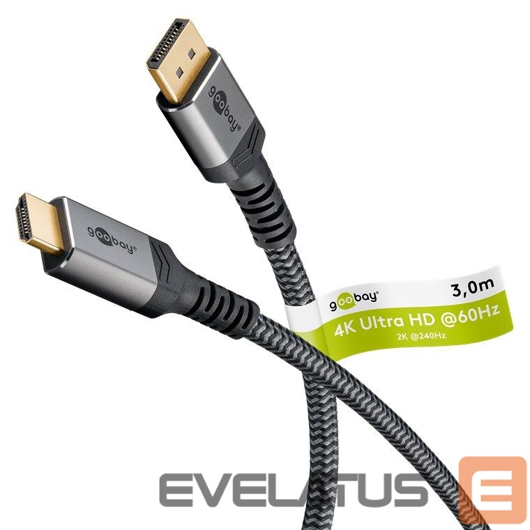 Monitor accessory Goobay DisplayPort to HDMI Cable