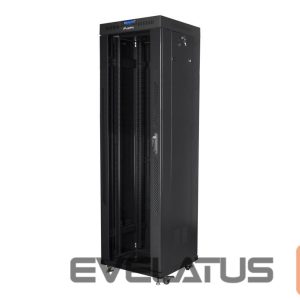 Other goods Lanberg  | Rack cabinet 19" free-standing 42U/600x600 (flat pack) with glass door lCD V2 | FF01-6642-12BL | Black 