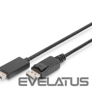 Monitor accessory Digitus  Adapter Cable, DP - HDMI type A | DisplayPort to HDMI | 2 m 