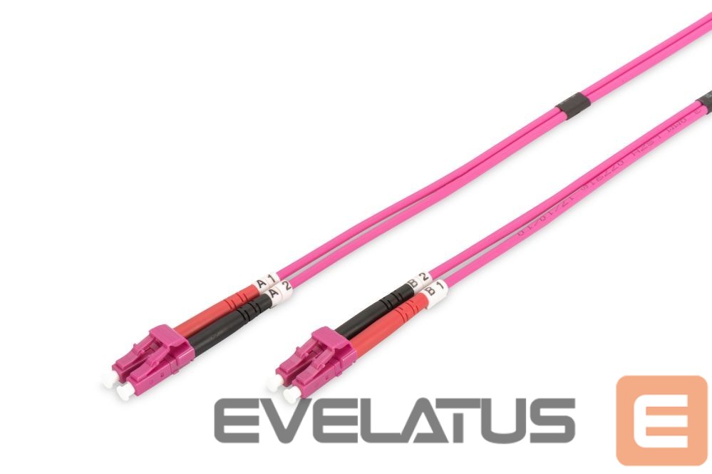 Converter Digitus Fiber Optic Multimode | DK-2533-03-4 | Patch cord | Length 3 m | Erika violet