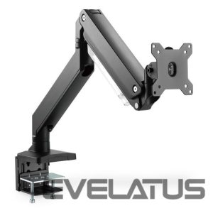 TV bracket Digitus  Desk Mount | Universal Single Monitor Mount with Gas Spring and Clamp Mount | Adjustable Height, Rotate, Tilt, Swivel | 15-35 " | Maximum weight (capacity) 15 kg | Black 
