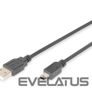 Cable Digitus  Connection Cable, 1.8 m | AK-300108-018-S | USB Type A to USB Mini B 