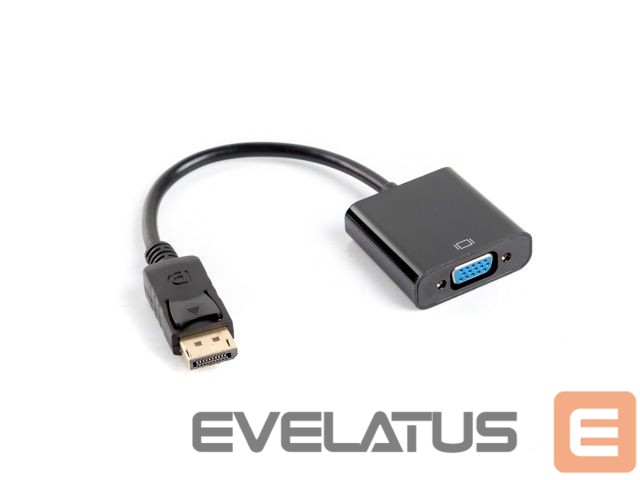 Charger Lanberg Adapter Cable DisplayPort to VGA, 20 cm | AD-0002-BK