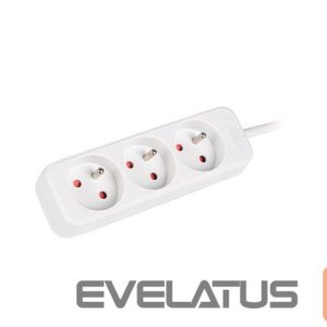 Servers Lanberg  Cable Power Strip, 3X French Outlets Quality-Grade Copper, 1.5 m | PS0-03E-0150-W 