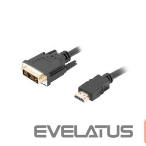 Monitor accessory Lanberg  HDMI to DVI-D Cable, Single Link with Gold-Plated Connectors | CA-HDDV-10CC-0018-BK | HDMI to DVI-D | 1.8 m 