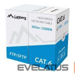 Monitor accessory Lanberg  LAN Cable Cat.6 FTP, Solid CU Grey CPR + Fluke Passed | LCF6-11CU-0305-S | 305 m 