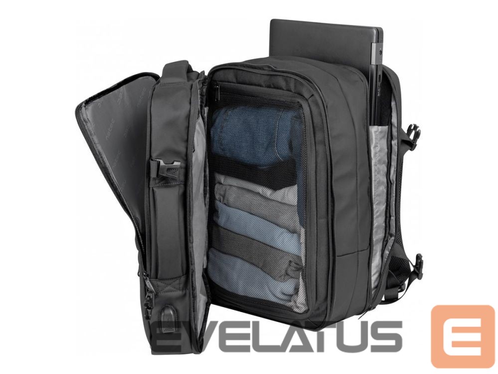 Laptop Bag Natec Laptop Backpack Camel Pro 17.3, Black