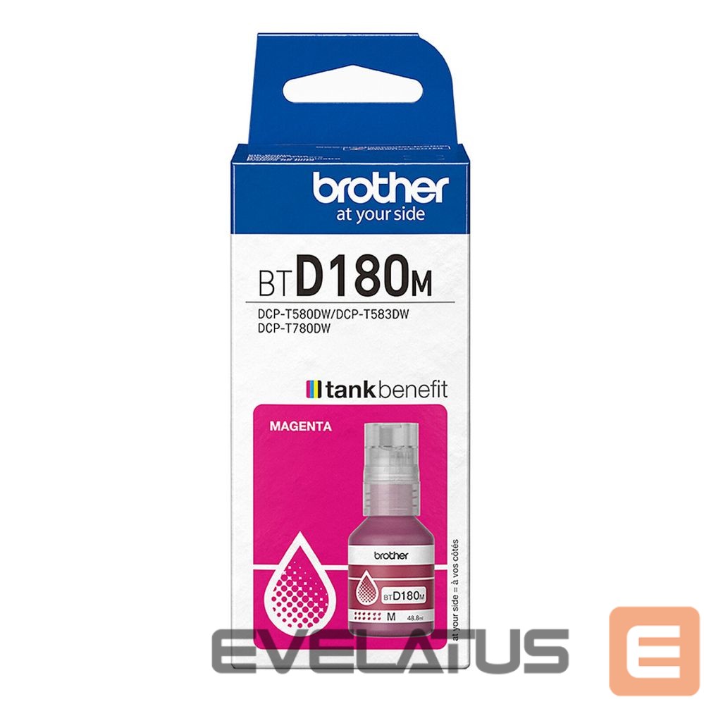 Printer accessories Brother BTD180M Magenta Ink Bottle |