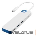 Wireless headphones HYPER  Drive Flex 5 Port USB-C Hub, Blue | 