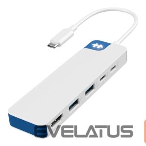 Wireless headphones HYPER  Drive Flex 5 Port USB-C Hub, Blue | 