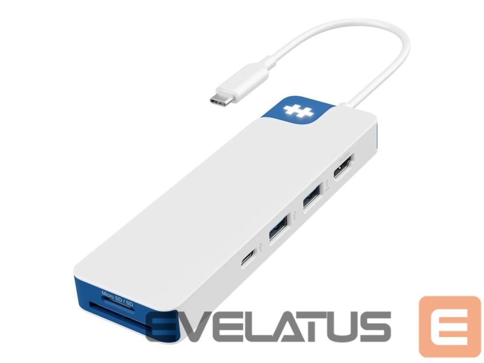 Wireless headphones HYPER Drive Flex 8 Port USB-C Hub, Blue |