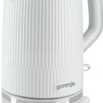 Teapot GORENJE  Kettle | K17DPW | Electric | 2200 W | 1.7 L | Stainless steel | 360° rotational base | White 