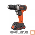 Fishing goods Black & Decker  | Cordless Drill Driver | BCD001C2-QW | 18 V | 2x1.5 Ah | Lithium 