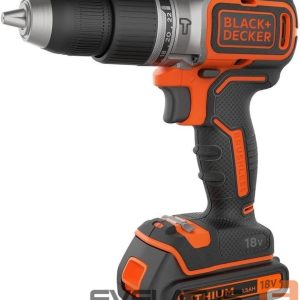Interactive solution Black & Decker  18V Drill Driver with 2x2.0 Ah Batteries | BCD383D2XK-QW 