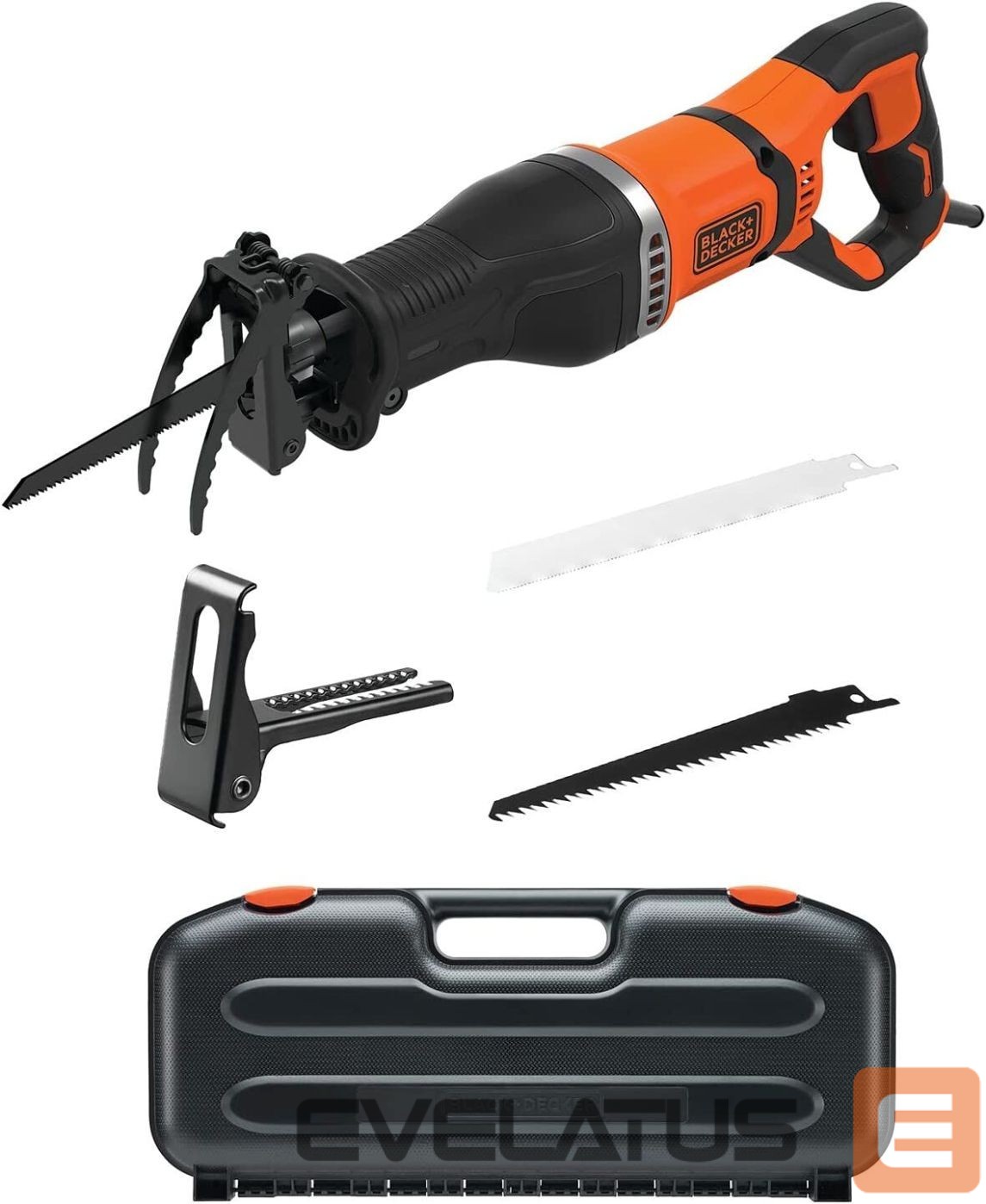 Wired headphones Black & Decker | Reciprocating Saw with Kit Box | BES301K-QS | 750 W