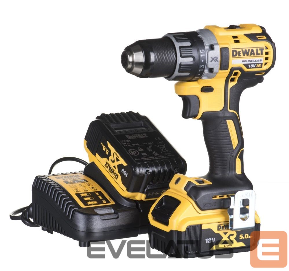 Fishing goods DeWALT Spinner-Drill | DCD791P2-QW | 18 V | 2x5 Ah | Lithium-Ion (Li-Ion)
