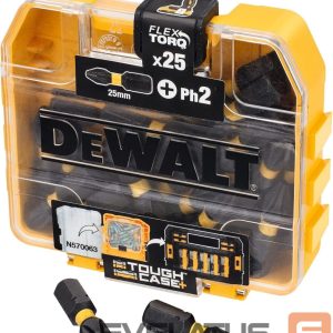 Cooler DeWALT  DT70555T-QZ Extreme FLEXTORQ 25pc Set PH2 25mm in Small Bulk Storage Case 