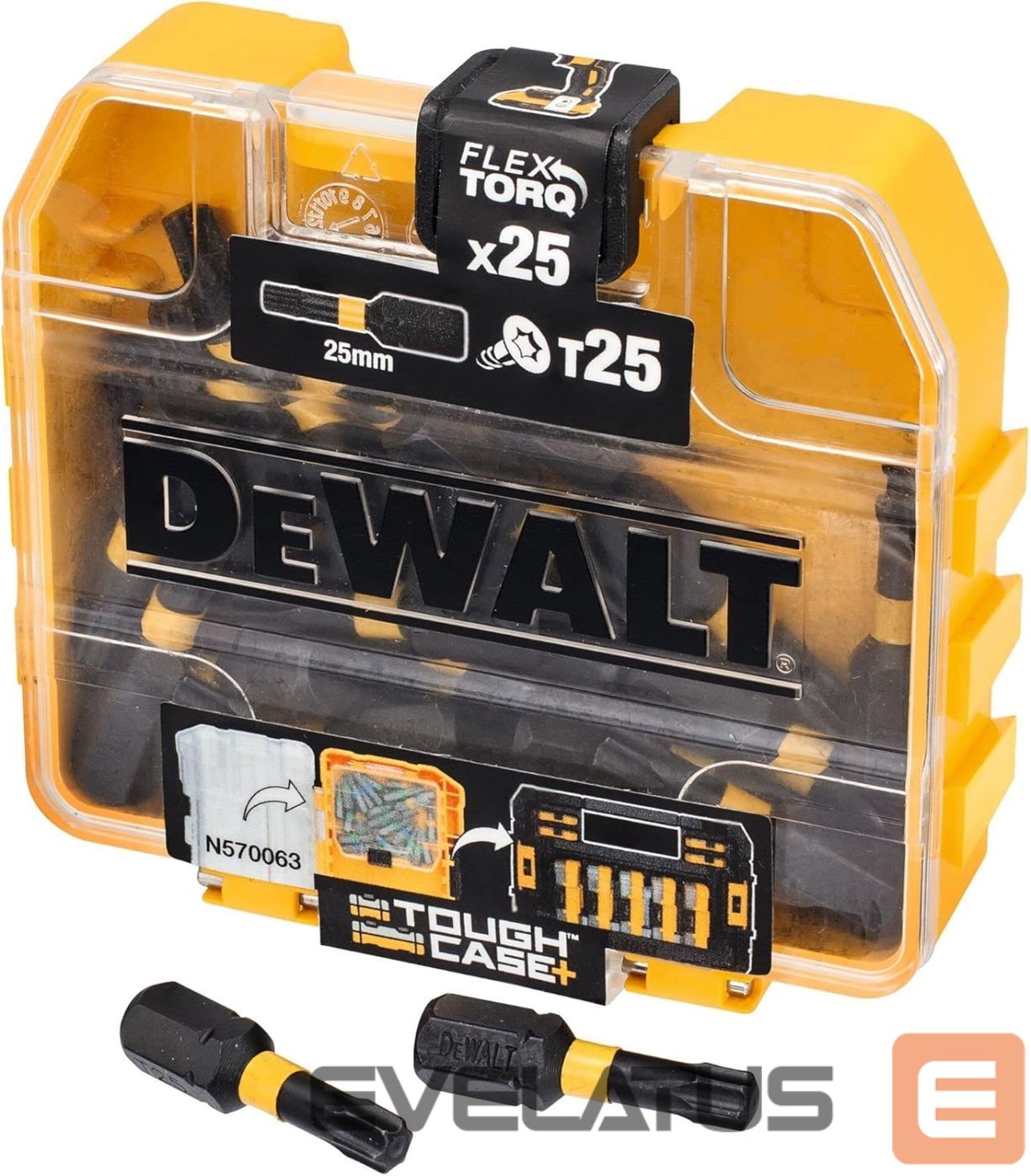 Cooler DeWALT DT70558T-QZ Extreme FLEXTORQ 25pc Set T25 25mm in Small Bulk Storage Case