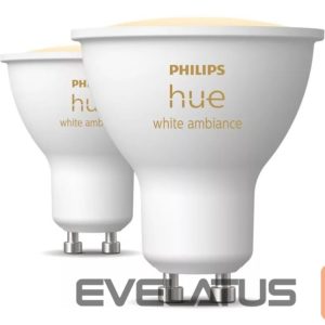 LED bulb Philips Hue  Smart Spotlight, 2 pcs pack | GU10 | 4.2 W | Warm to cool white light 