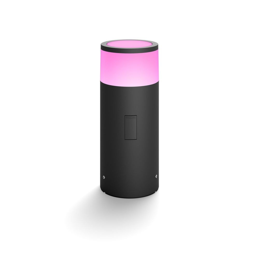 Desc lamp Philips Hue WCA Calla Outdoor Bollard, Black | 8 W | 2000-6500 Hue White Colour Ambiance