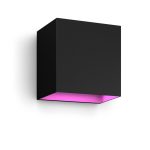 Desc lamp Philips Hue  WCA Resonate Outdoor Downward Wall Lantern, Black | 8 W | 2000-6500 Hue White Colour Ambiance 
