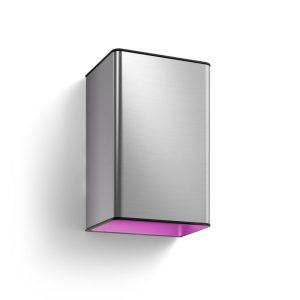 Desc lamp Philips Hue  WCA Resonate Outdoor Wall Lantern, Inox | 8 W | 2000-6500 Hue White Colour Ambiance 