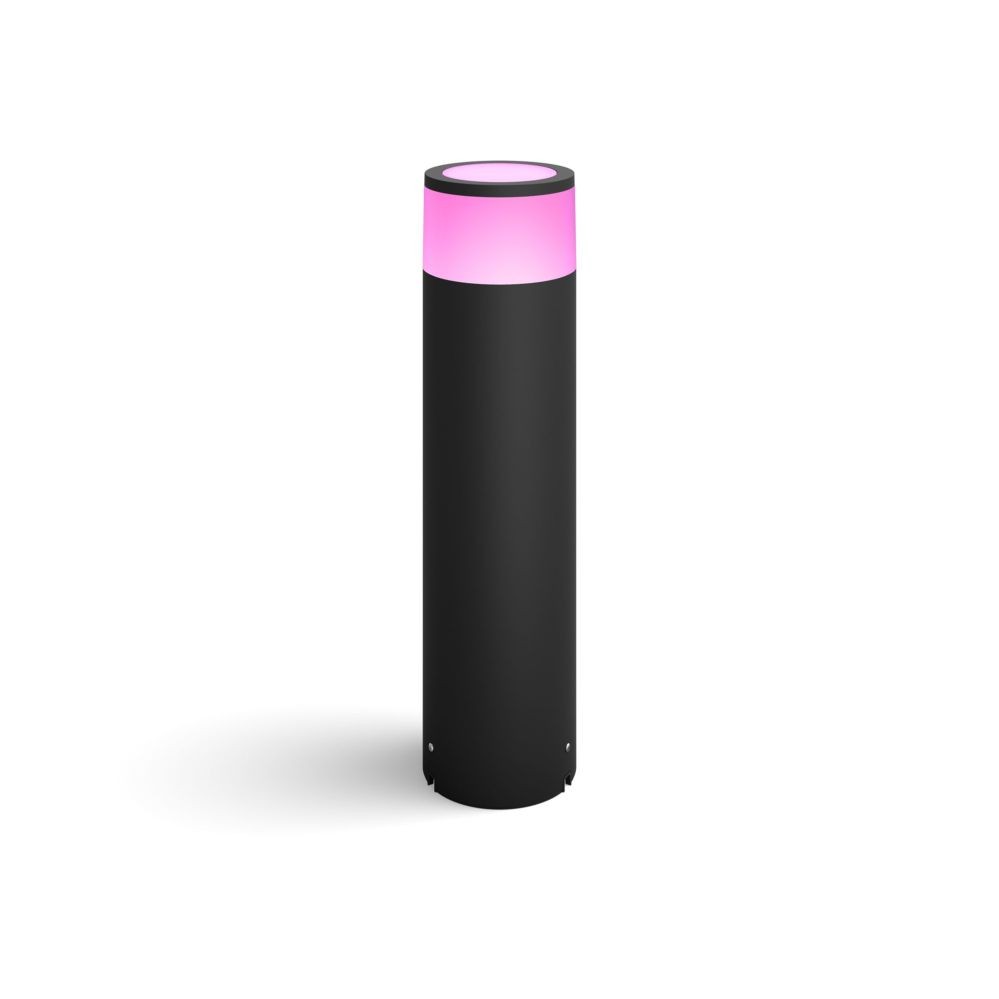 Desc lamp Philips Hue WCA Calla Outdoor Large Bollard, Black | 8 W | 2000-6500 Hue White Colour Ambiance