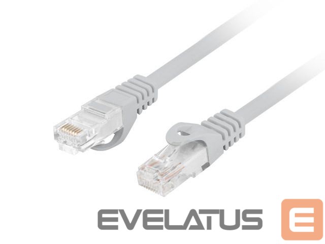 Monitor accessory Lanberg Patchcord Cat.6 UTP LSZH CU Fluke Passed, Grey | PCU6-10CU-0500-S | 5 m