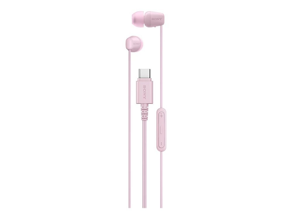 Wireless headphones Sony IER‑EX15C USB‑C Wired Earbuds with Mic, Pink |