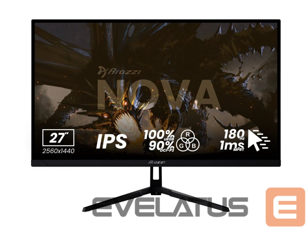 Monitor AROZZI Nova 24" IPS, 200Hz, Computer Monitor - Black |