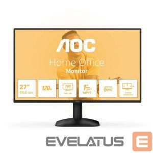 Monitor AOC  | 27B31H | 27 " | IPS | FHD | 16:9 | 120 Hz | 1 ms | 1920 x 1080 pixels | 300 cd/m² | HDMI ports quantity 1 | Black 