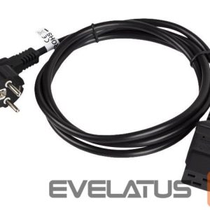 Cable Lanberg  CEE 7/7->IEC 320 C19 power cord 1.8m 16A VDE, black | 