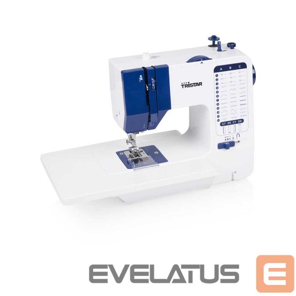 Other small household appliances Tristar Sewing machine | SM-6005 | Number of stitches 38 | Number of buttonholes 1 | White/Blue