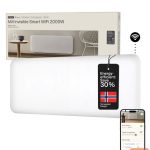 Radiator Mill  Invisible Smart WiFi Heater | PA2000WIFI4 | Panel Heater | 2000 W | Suitable for rooms up to 24-28 m² | White | IPX4 