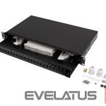 Other goods Lanberg  Rackmount 19" 1U Fiber Patch panel 24xSC Simplex/24XLC Duplex Black + Accessories | 