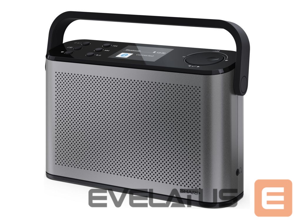 Interactive solution Sharp OSAKA Stereo Portable Digital Radio | DR-P540(GY) | USB port | Bluetooth | FM radio | Wireless connection