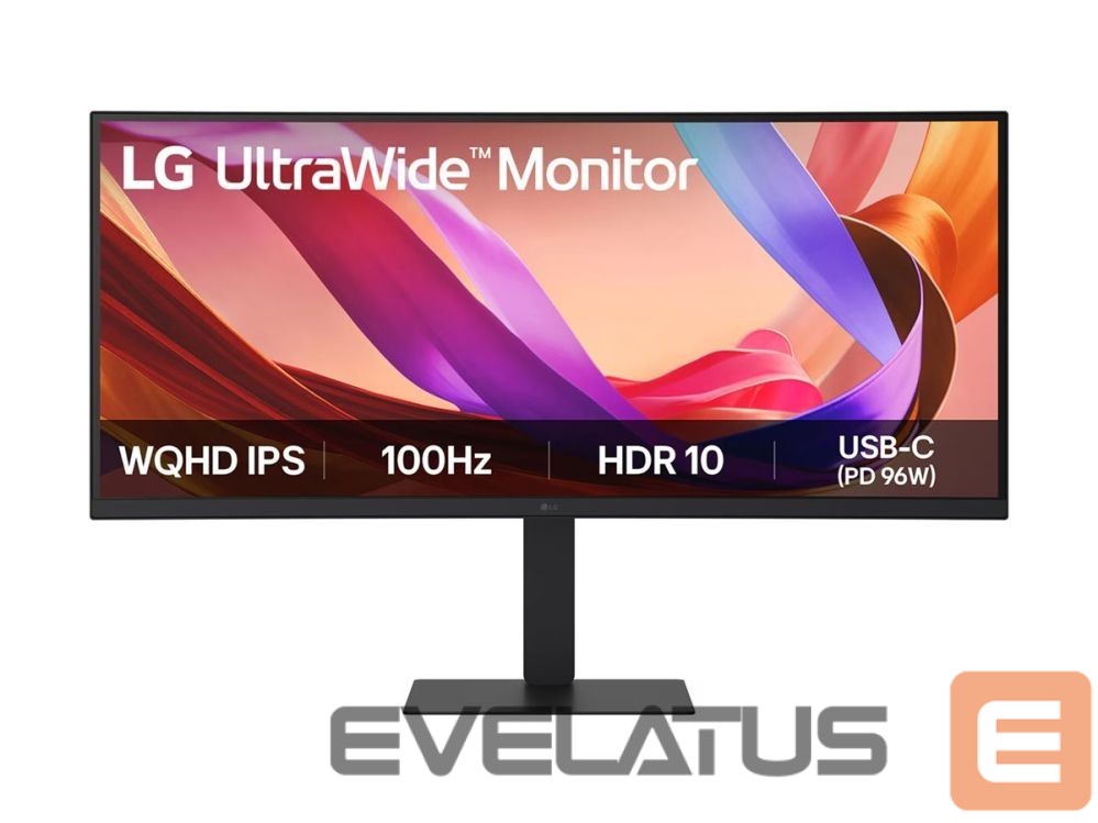 Monitor LG 34U650A-B | 34 " | IPS | 21:9 | 100 Hz | 5 ms | 3440 x 1440 pixels | 300 cd/m² | HDMI ports quantity 2