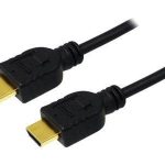 Monitor accessory Logilink  HDMI type A male,1.4 version, connection cable, Black, 3 m 