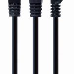Converter Cablexpert  UTP Cat6 Patch cord, black, 5 m 