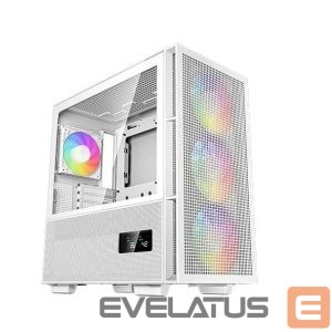 Computer case Deepcool  CH560 Digital MID TOWER CASE, White 