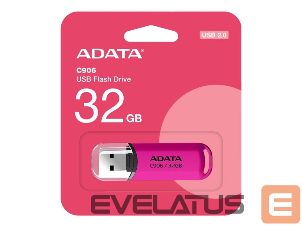 Flash drive ADATA C906 32GB USB Flash Drive, Pink